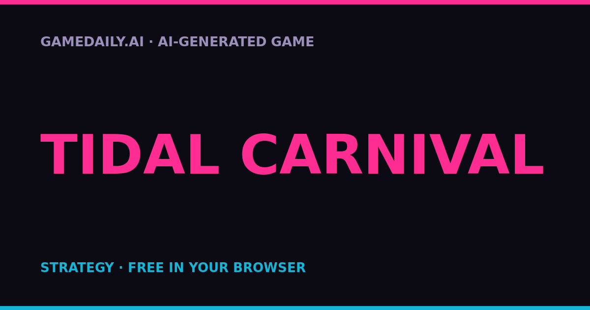 Tidal Carnival — AI game thumbnail