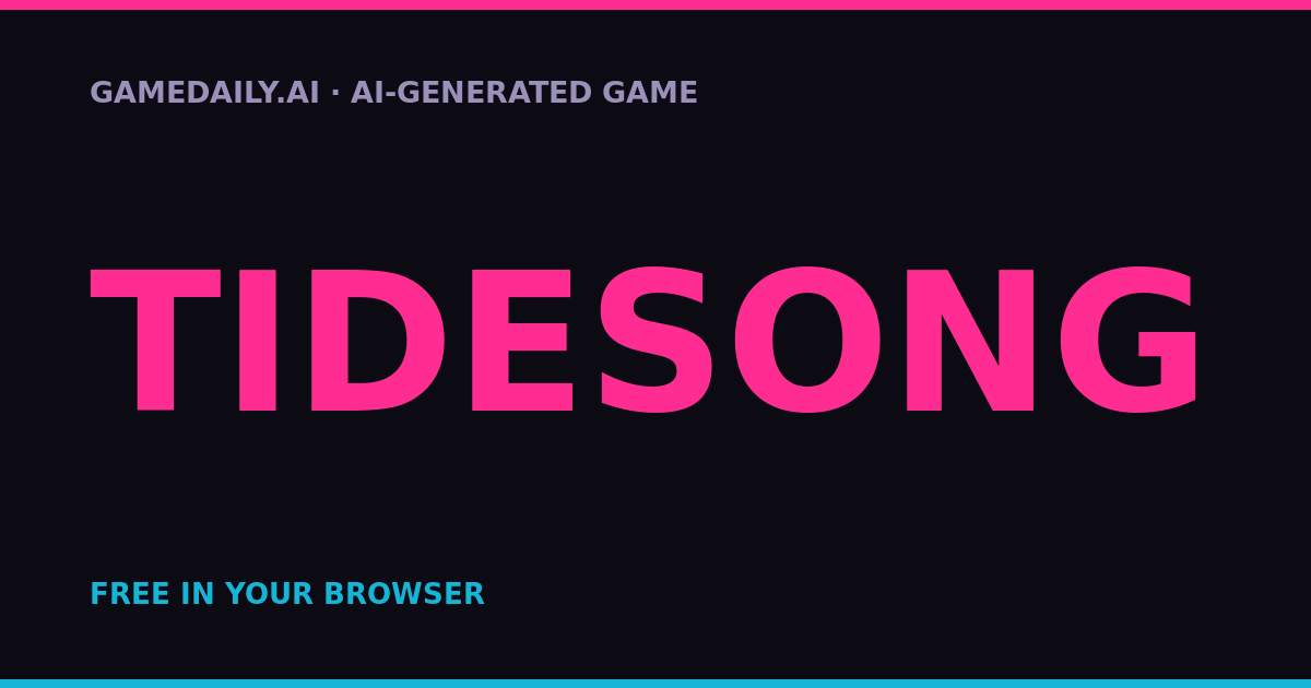 Tidesong — AI game thumbnail
