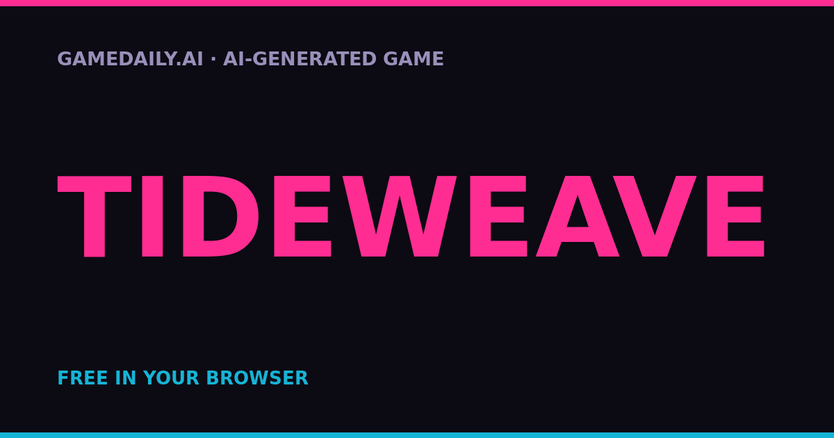 Tideweave — AI game thumbnail