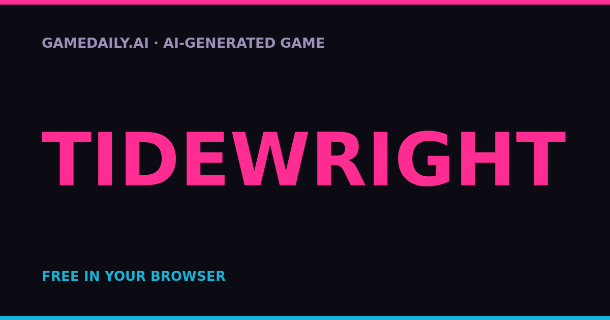 Tidewright — AI game thumbnail