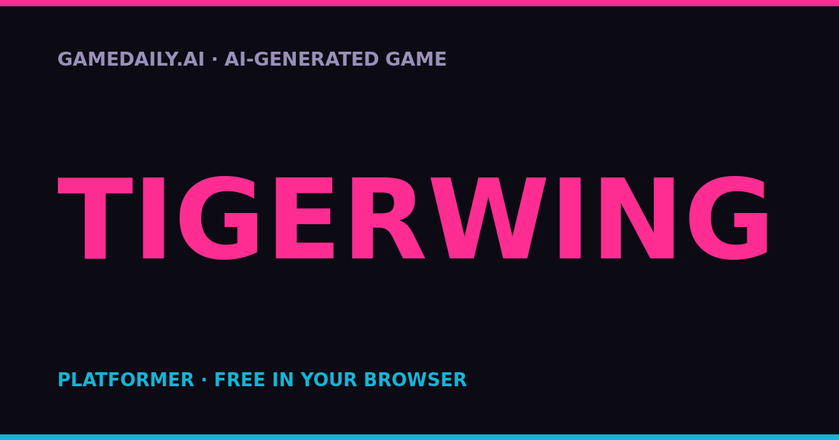 Tigerwing — AI game thumbnail