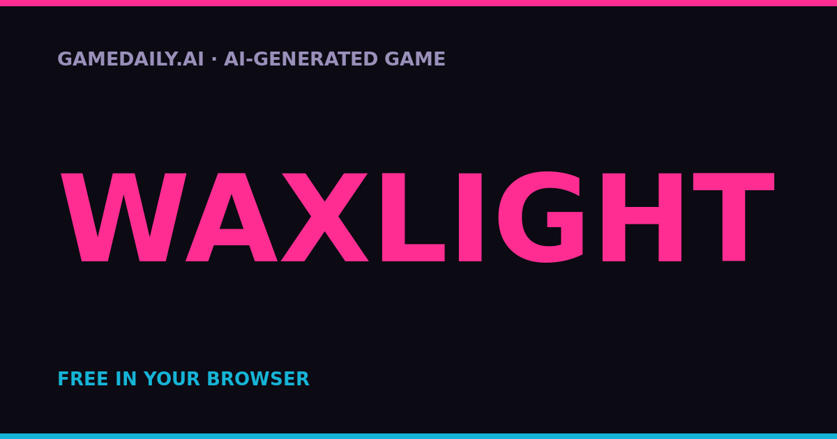 Waxlight — AI game thumbnail