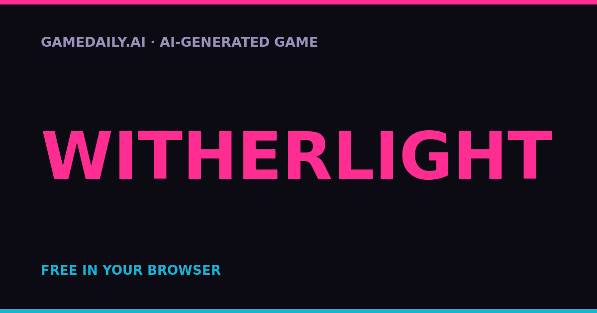 Witherlight — AI game thumbnail