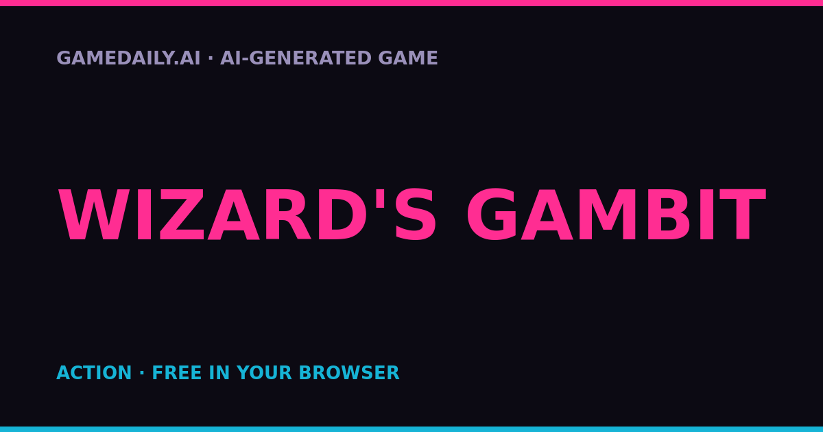 Wizard's Gambit — AI game thumbnail